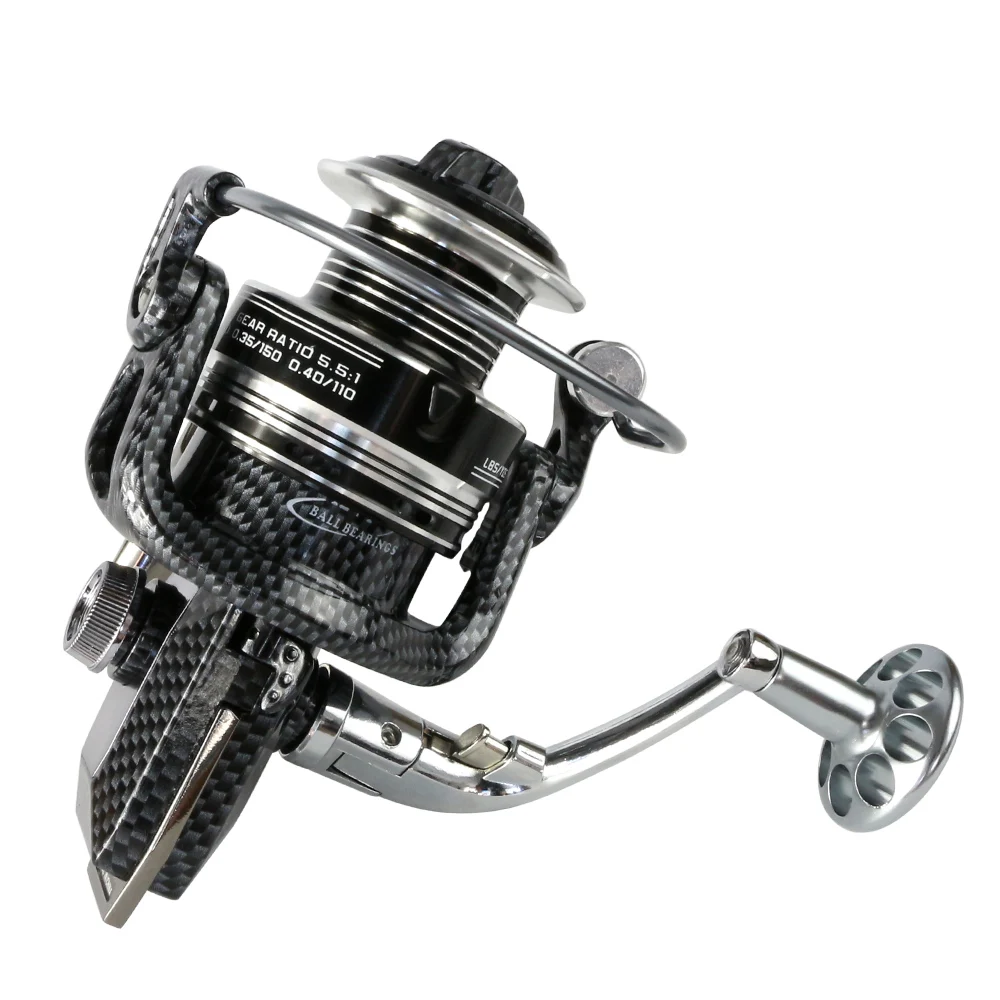 Катушка для спиннинга на карпа рыболовная катушка с металлической ручкой и