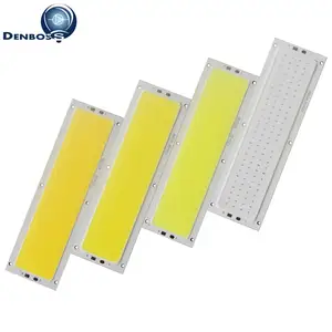 Горячая Распродажа 12 см COB Светодиодная лента 12 в свет 12 Вт 1000LM трубки натуральный теплый белый синий светодиодный флип-чип для DIY авто лампа Светодиодная COB лента