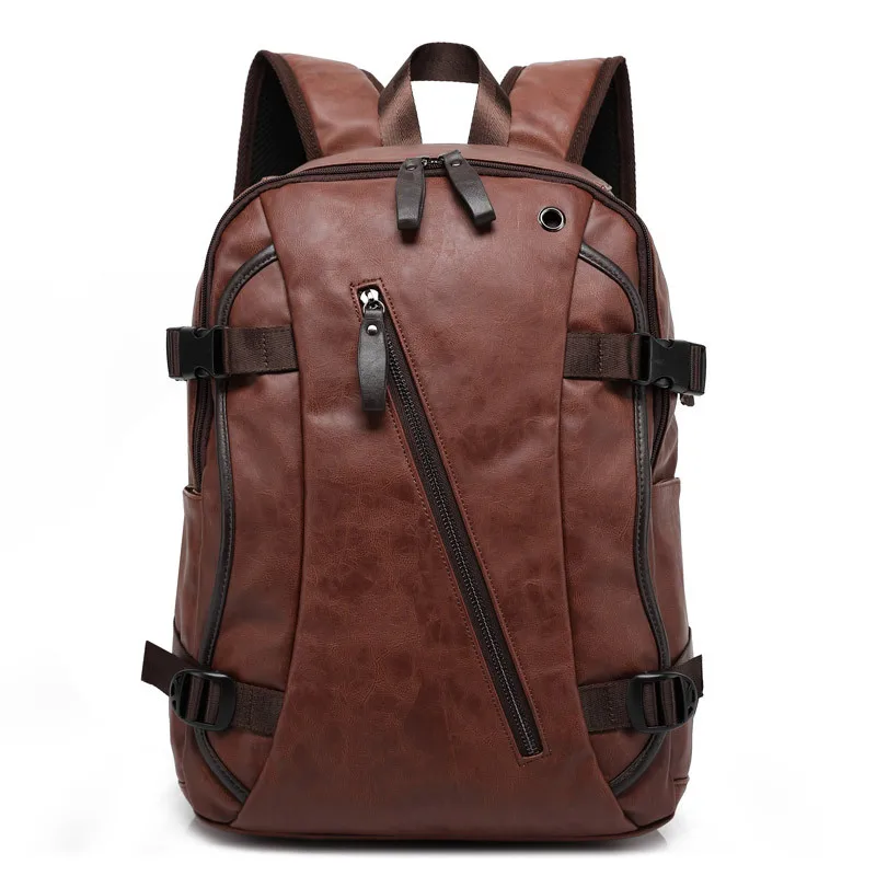 

MAIWEINI New arrival men Backpacks PU Leather fashion bag women backpack school bag travel men's backpacks men bags W8103