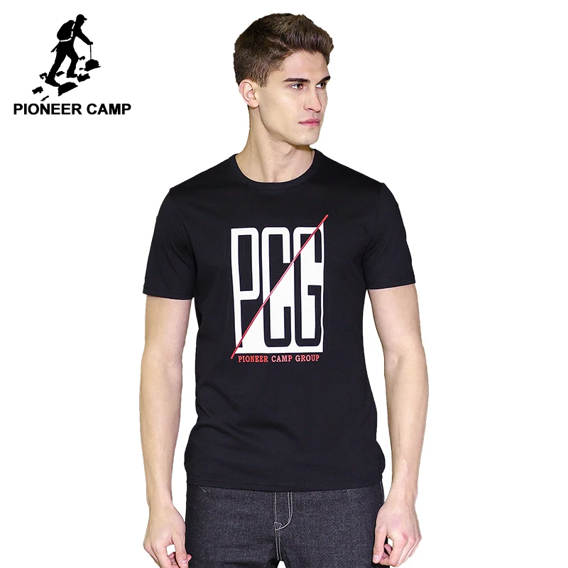 Pioneer Camp/Мужская брендовая одежда с большим буквенным принтом Модная летняя