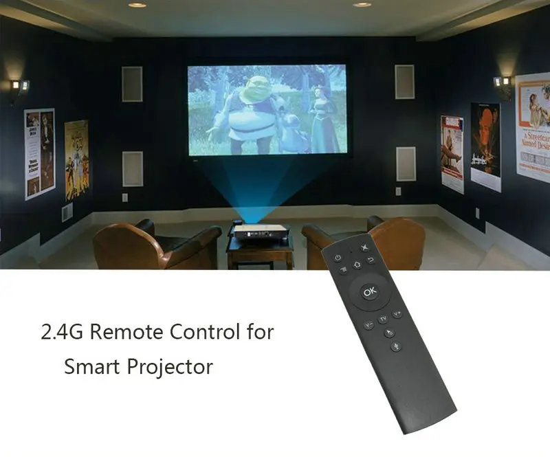 Оптовая продажа 6 шт./лот гироскоп Fly Air Mouse T1M 14 ИК обучающий микрофон google assistant voice