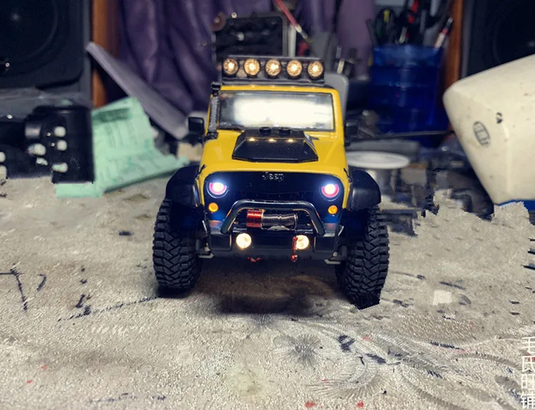 Ручная работа 1:24 RC Гусеничный gk24 альпинистская мофификация автомобиля модифицированная модель автомобиля для Wrangler