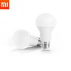 Умная лампа Xiaomi Mijia E27, Белая светодиодная лампа, 6,5 Вт, лм, дистанционное управление через приложение Mi для телефона