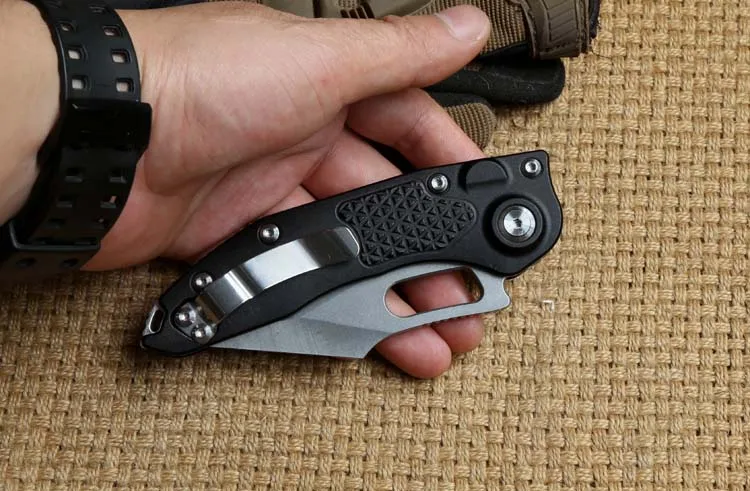Складной нож DICORIA Stitch D2 blade 6061-T6 с алюминиевой ручкой для кемпинга охоты карманные