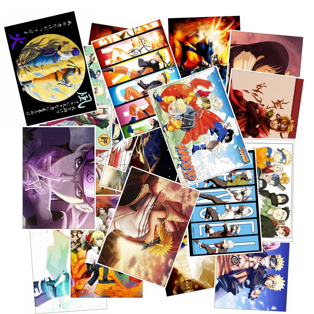 25 шт. японского аниме стикеры NARUTO для багажа ноутбука художественная живопись DIY плакат наклейки Водонепроницаемая игрушка для скейтборда
