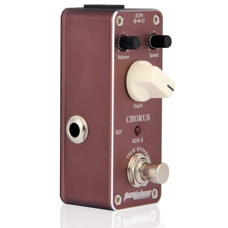 Педаль эффектов для электрогитары Aroma педаль хора с крепежной лентой корпус из