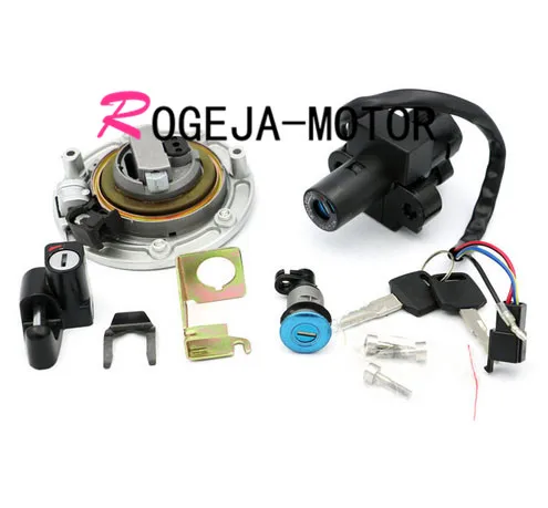 Motorcycle Ignition Switch Oil Fuel Gas Tank Cap Cover Seat Helmet Locks Key Set for Honda CB 400 92-98 CB400SF CB-1 VT250 MC20 |