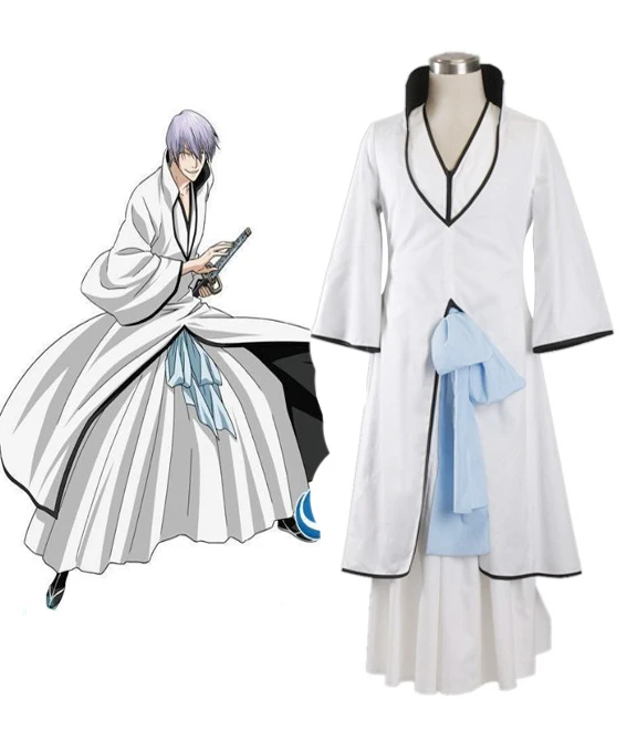 Ichimaru Gin Cos аниме отбеливатель Косплей мужчина женщина Хэллоуин японский косплей