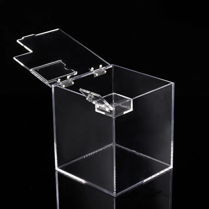 

Factory Flip dustproof acrylic food container food box acrylic candy box