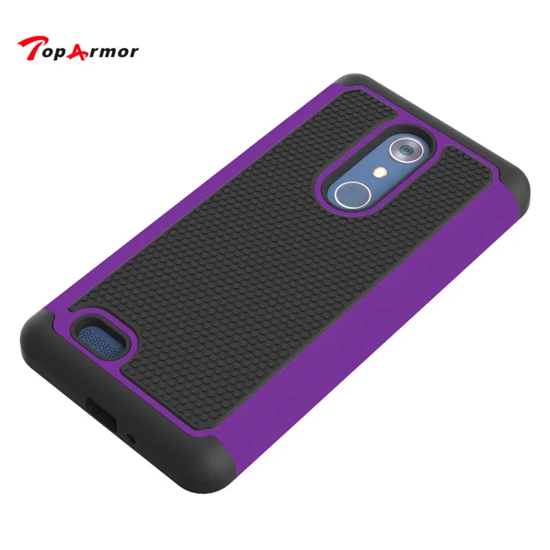 Purple Чехол toparmor для zte Zmax Pro Z981 чехол для телефона резиновая подушка бампер Чехол Броня ударопрочный корпус для zte Zmax Pro Z981 чехол - Цвет: Purple