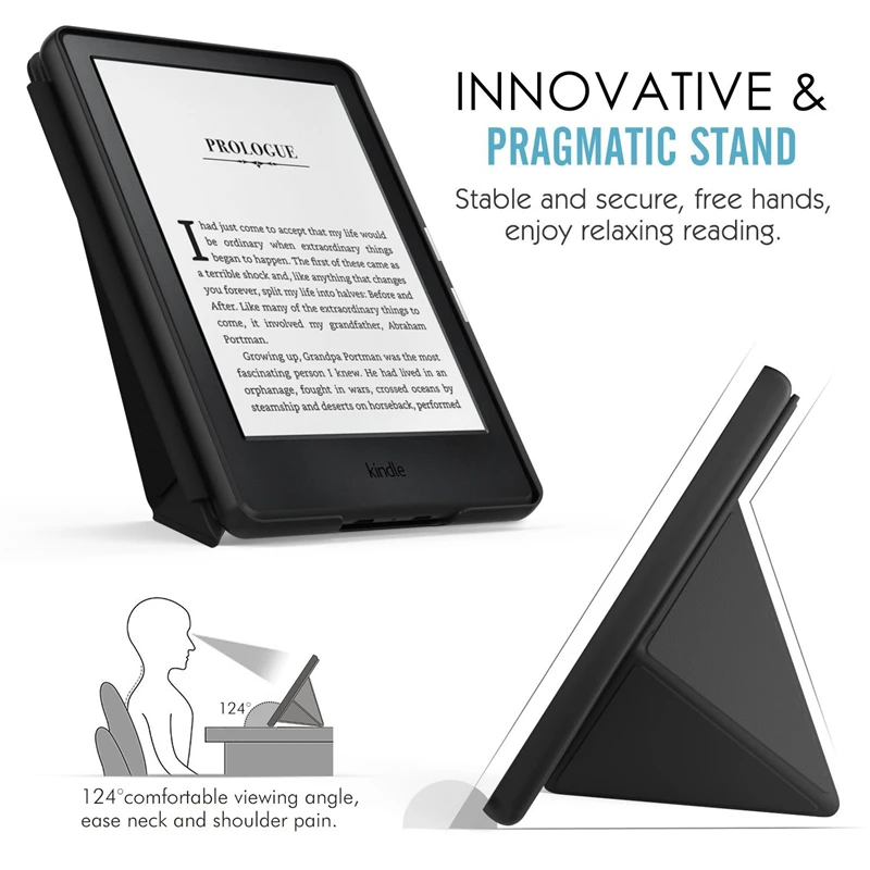 Kindle Paperwhite 2 3 складной чехол из искусственной кожи смарт для Amazon DP75SDI с подставкой
