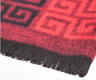 2014 известный бренд мужчины зимняя шерсть шарфы классический плед шаблон