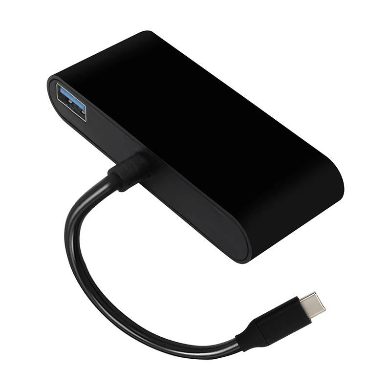 Адаптер USB C HDMI VGA Тип к 4K Thunderbolt 3 для Samsung Galaxy S8 Huawei Mate 10 Xiaomi Air HDMI|Кабели USB| |