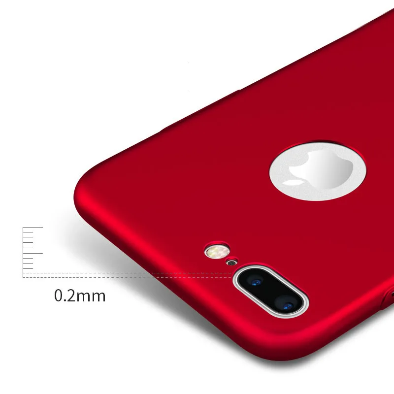 Мобильный телефон Ультратонкий чехол для iPhone 6 6s 7 8 Plus X защитная задняя крышка