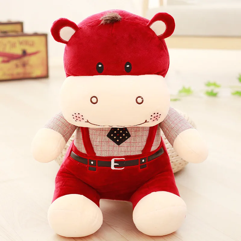 Мягкие плюшевые игрушки kawaii Lovers Hippo подушки игрушечные бегемоты подарки подруге