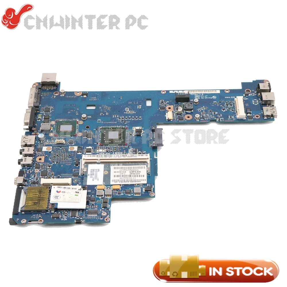 

NOKOTION 492552-001 For HP EliteBook 2530P Laptop Motherboard JAT00 LA-4021P MAIN BOARD SL9400 CPU DDR3