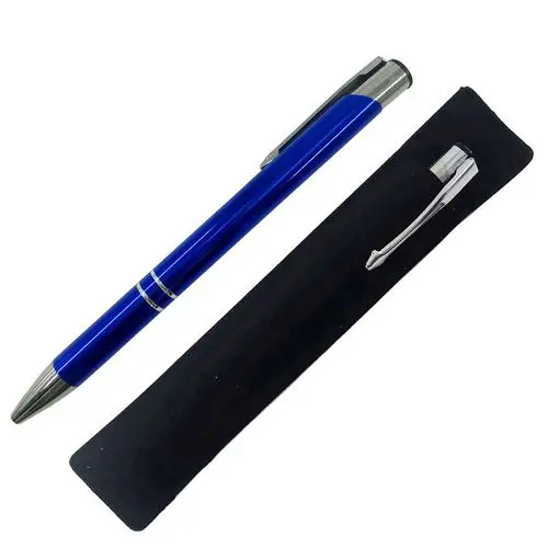 Royal blue bag-A 20 шт Персонализированная металлическая шариковая ручка с гравировкой, персонализированный свадебный подарок, свадебный подарок, настраиваемый рекламный подарок - Цвет: Royal blue bag-A