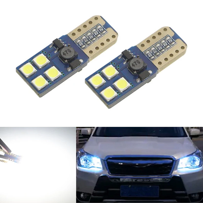 2x T10 LED W5W Samsung автомобильные лампочки для Subaru impreza legacy xv forester Outback Tribeca Fiat|Сигнальная