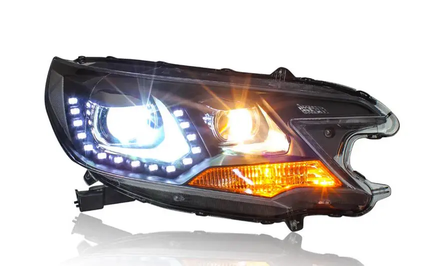 HID xenon 2012~ автомобильный Стайлинг для CRV головной светильник автомобильные аксессуары светодиод дневного света Brio BR-V URV Delsol CRV противотуманный светильник