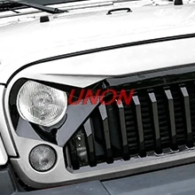 Для Jeep Wrangler Рубикон сахара Спорт Передняя решетка гриль 2007 2008 2009 2010 2011 2012 2013 Automible