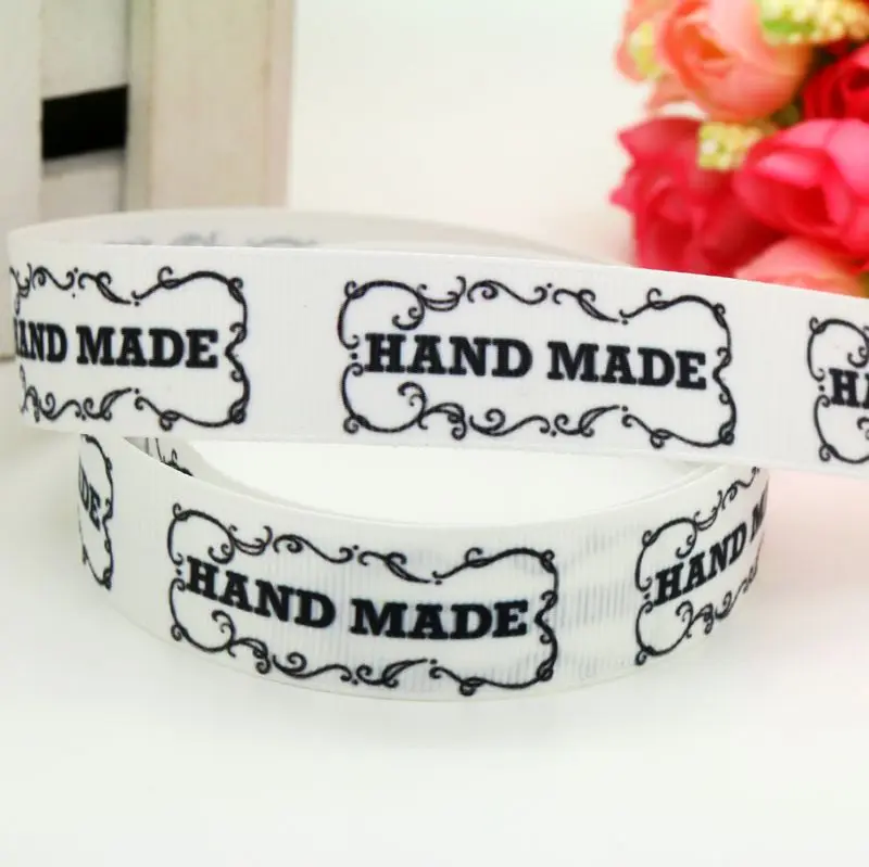 7/8 ''Бесплатная доставка Животные зуб ручная работа Печать grosgrain лента бант для