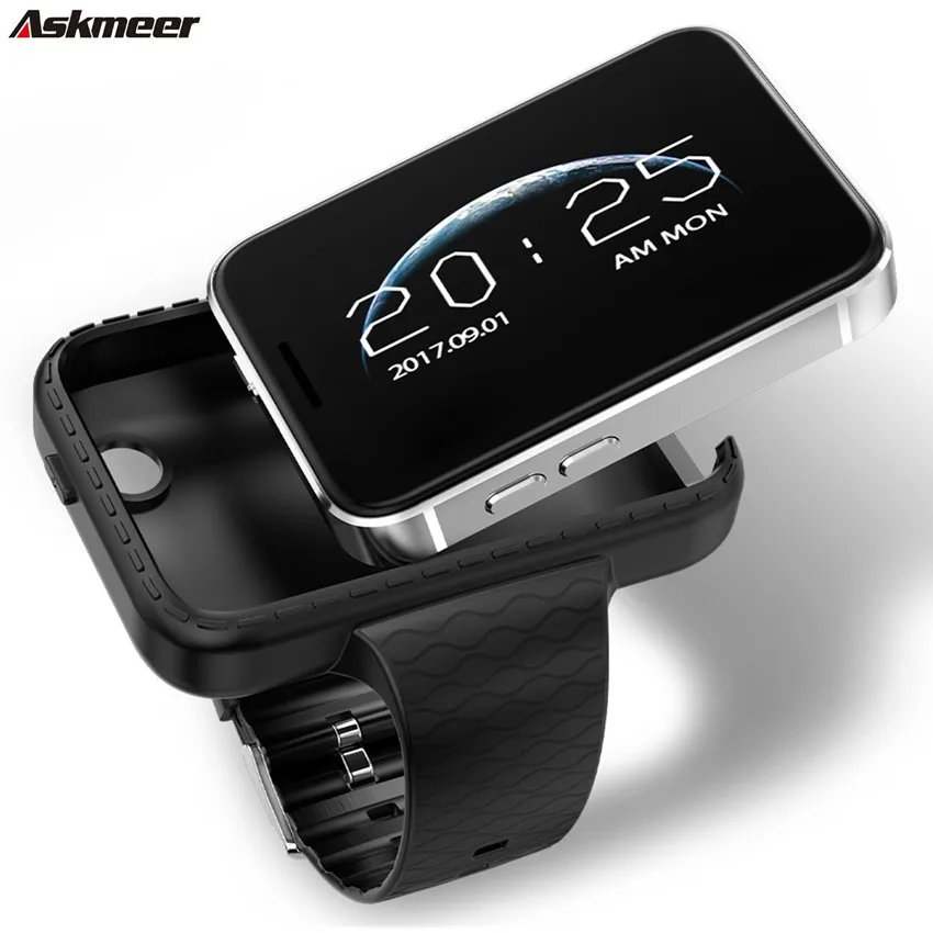 ASKMEER Смарт часы DM98 I5S 2 дюймов Поддержка музыки sim карта TF запись вождение MTK2502