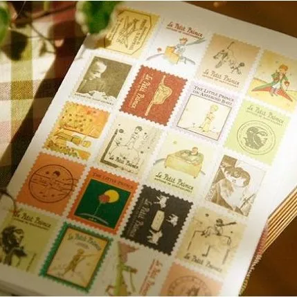 Little Prince 80 шт./1 комплект винтажная Алиса кавайная бумага для скрапбукинга Daliy планировщик наклейки клейкий блокнот для заметок/filofax/Корея канцелярские 7321 - Цвет: Little Prince