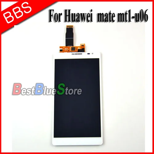 Для huawei ascend mate mt1-u06 ЖК-дисплей сенсорный экран с дигитайзером сборка Белый
