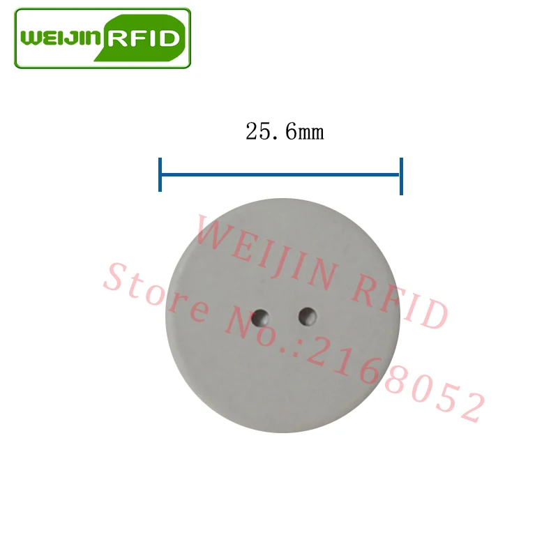 UHF RFID промытая Кнопка тег VIKITEK 860-960MHZ Alien Higgs3 чип PPS материал можно мыть высокая термостойкость rfid тег