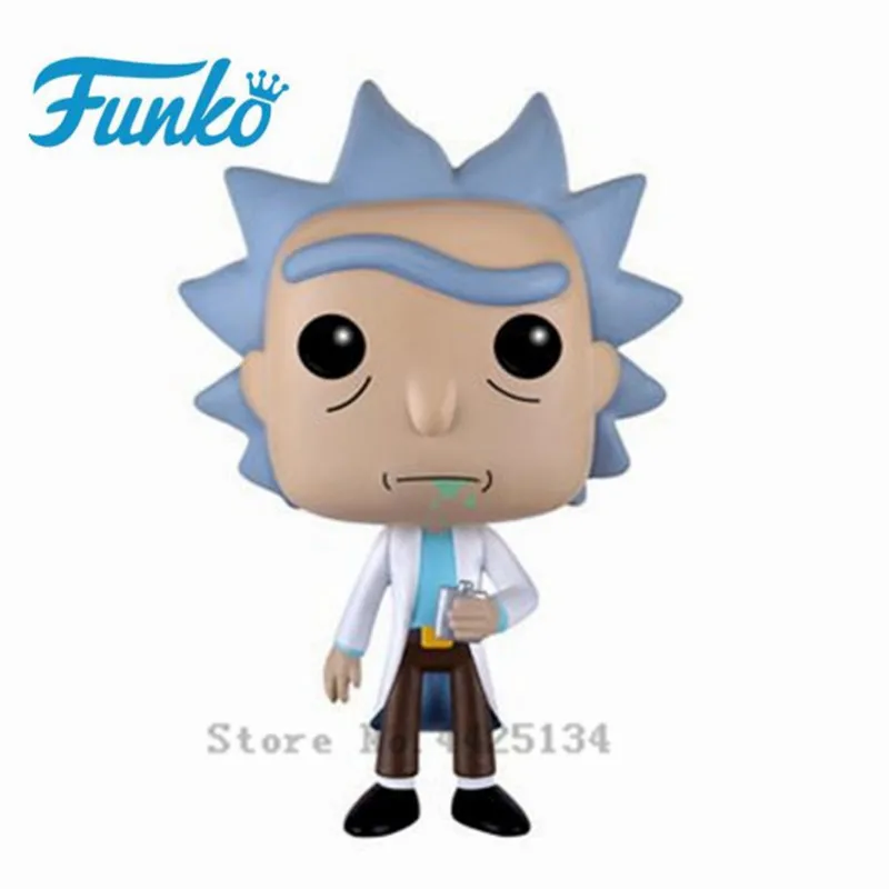 Without box FUNKO POP "Рик и Морти" Миссия, мистер Биндер. Фигурка Коллекционная ПВХ Модель звезда экшн-модель игрушки - Цвет: Without box