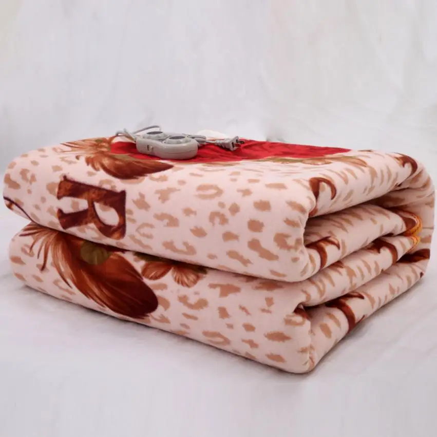 Высококачественное фланелевое одеяло с подогревом электрическое безопасное