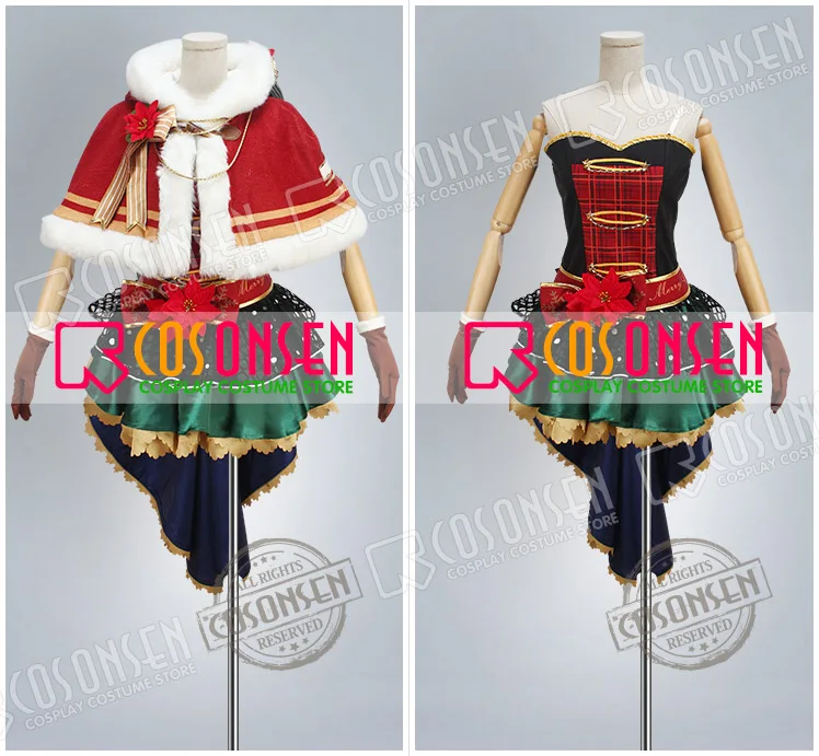 COSPLAYONSEN Love Live! Рождественский костюм для косплея Хонока Косака 2016|cosplay costume|love