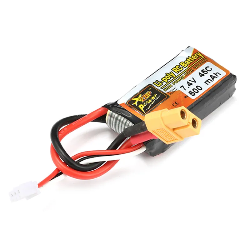 Аккумулятор ZOP Power LiPo 7 4 в 500 мАч 45C 2S XT60 1 шт. разъем для радиоуправляемого