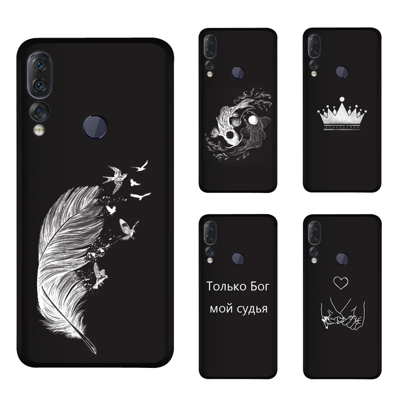 Мягкий Силиконовый ТПУ чехол 6 3 дюйма для Lenovo Z5s матовый с рисунком Z5S
