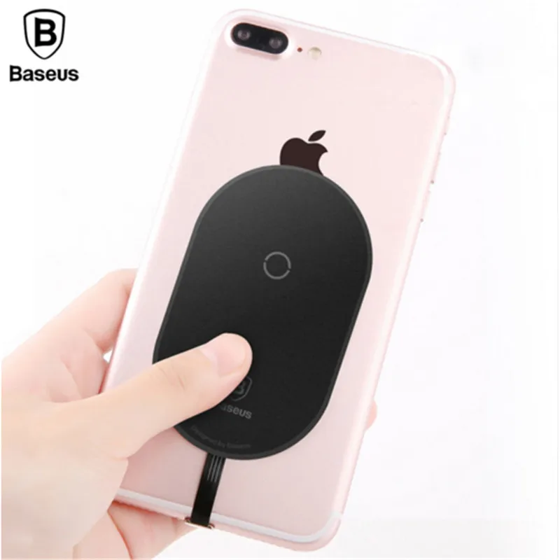 Беспроводное зарядное устройство Baseus QI для iPhone X 8 7 6 5 Samsung Note S8 S7 S6 Edge приемник