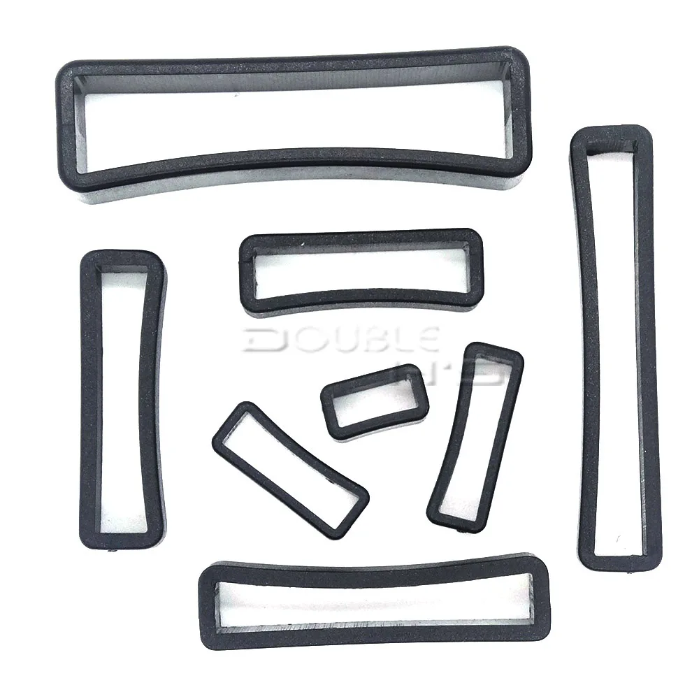 20 шт./лот пластиковые ремни для ремня квадратные пряжки рюкзака|belts with no buckles|strapping