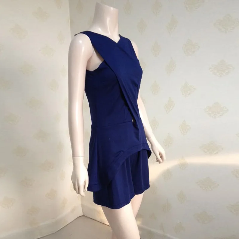 Женские комбинезоны летние сексуальные повседневные облегающие шорты с