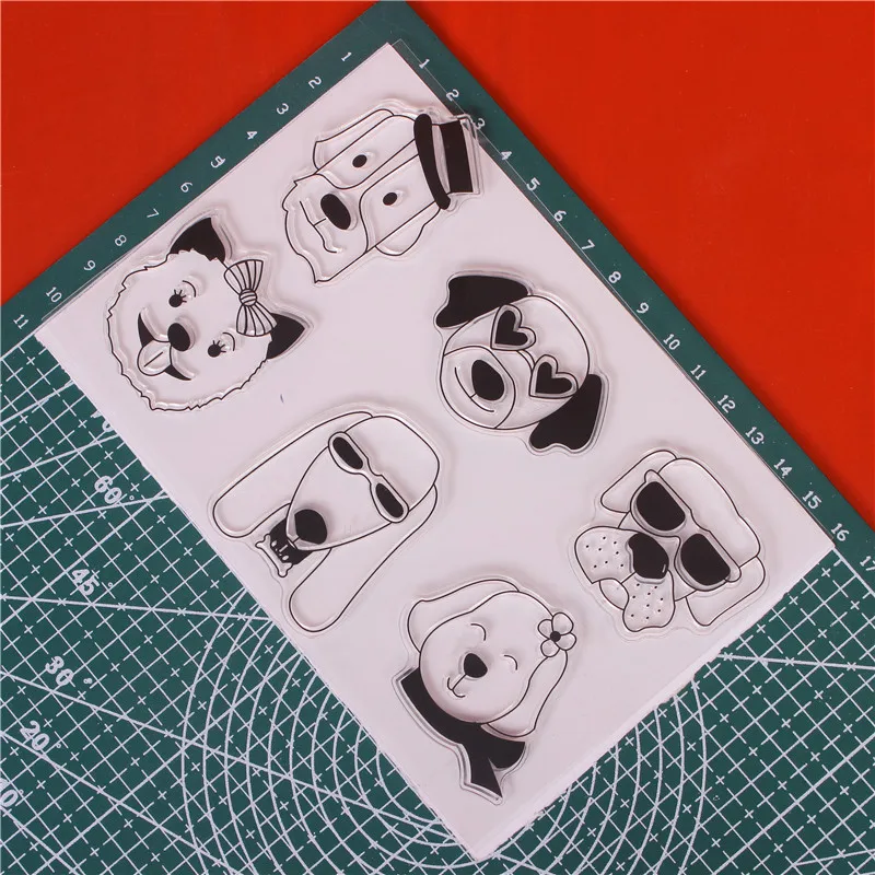 Прозрачные силиконовые штампы для самостоятельного скрапбукинга карты