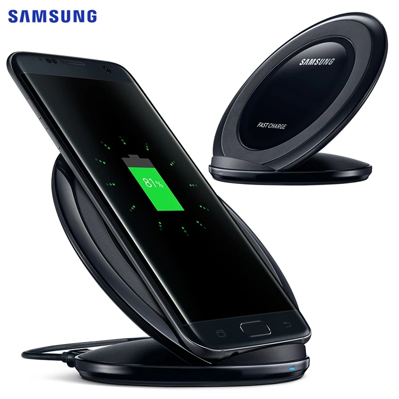 Samsung QI беспроводной зарядное устройство Pad EP-NG930 для samsung Galaxy S6 S7 S8 Plus S9 Note 8 Note 9 iPhone8 Plus Быстрая зарядка