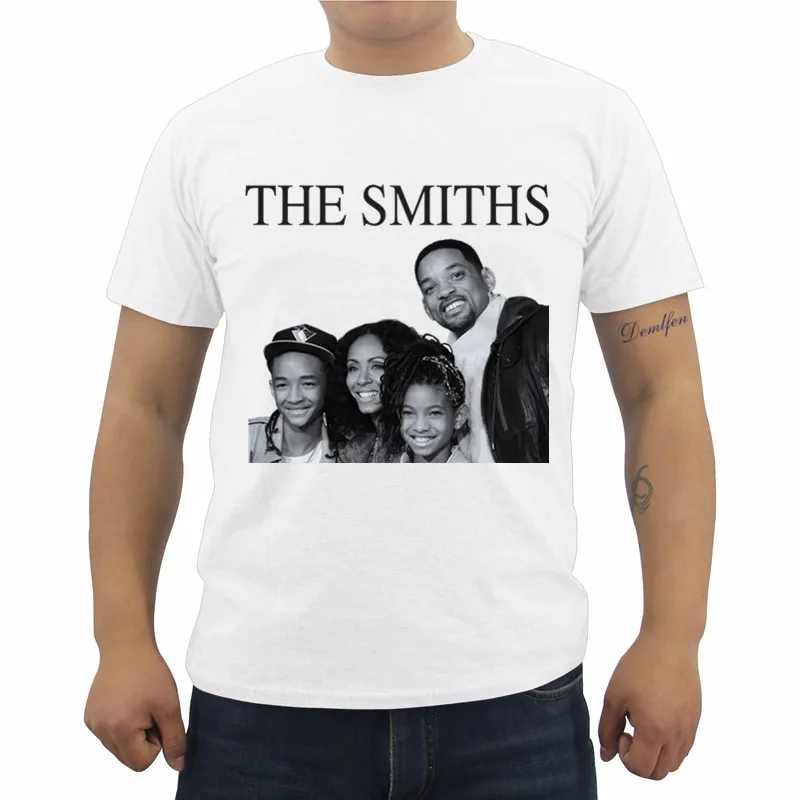 Футболка с принтом The Smiths Will Smith семейные хипстерские футболки летняя мужская