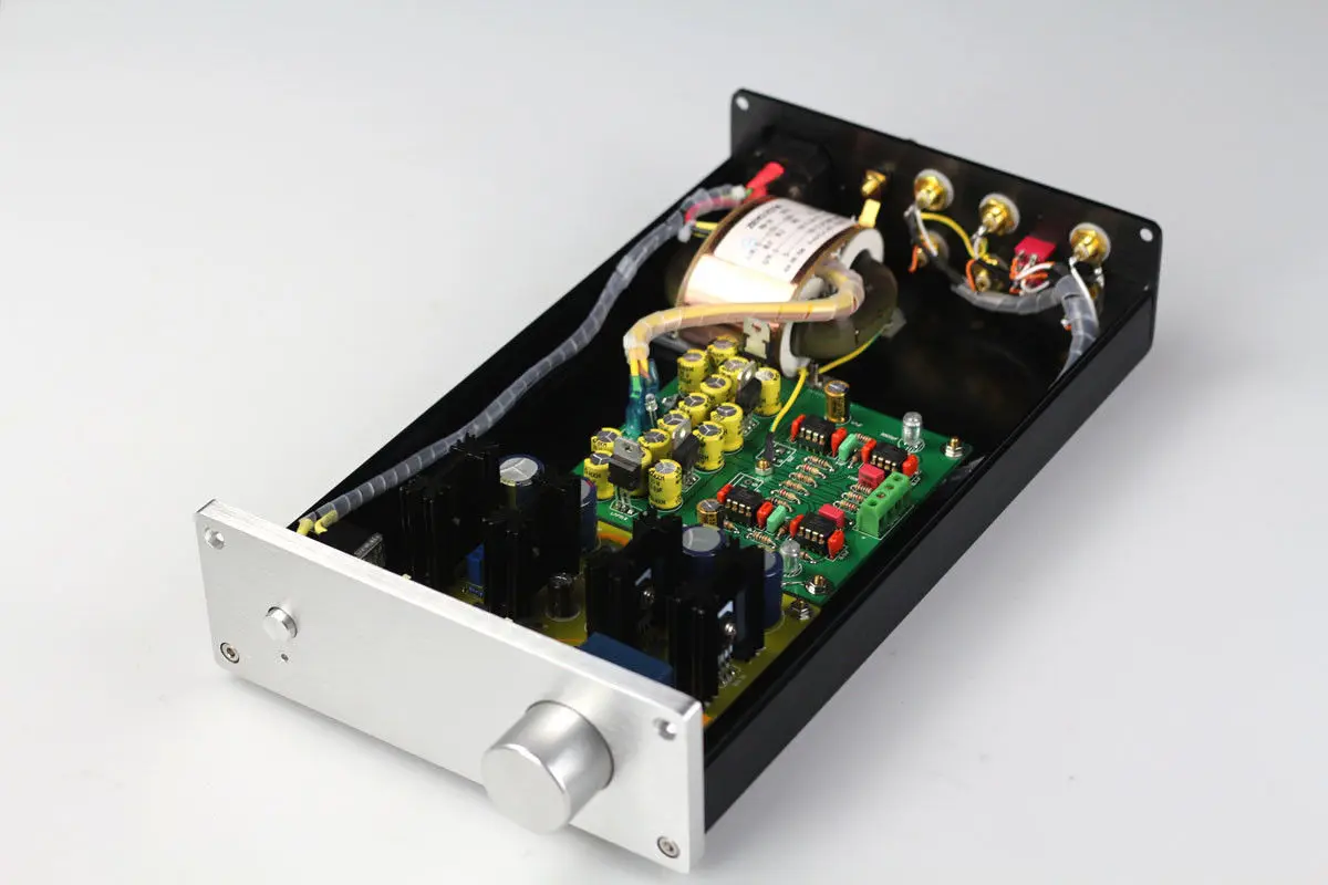 ZEROZONE готовый hifi класс A Фет предусилитель/RIAA мм предусилитель фонаря|Усилители
