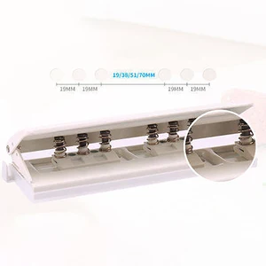 Стандартный Регулируемый степлер с 6 отверстиями, товары для дома и офиса, Канцелярское оборудование для студентов