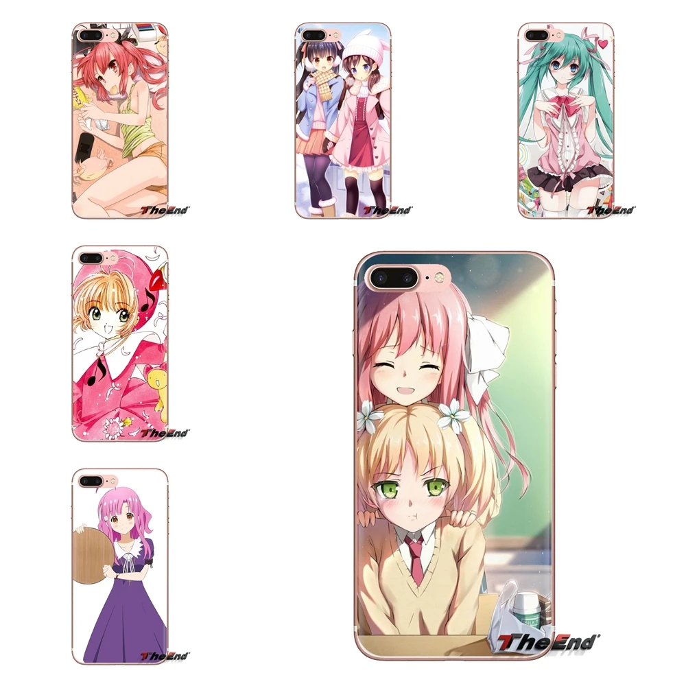 Мягкие прозрачные чехлы Sakura Trick anime для Samsung Galaxy S3 S4 S5 Mini S6 S7 Edge S8 S9 S10 Plus Note 3 4 5 8 9 |
