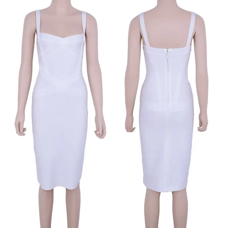 Сексуальное облегающее платье телесного цвета с треугольным вырезом и открытой