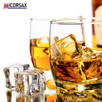 10pcs artificial acrylic ice cubes fake crystal wedding bar party beer decorations accessories whisky drinks photography props