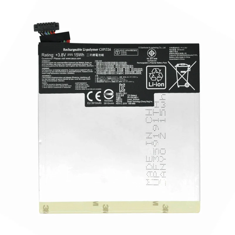 Оригинальный аккумулятор большой емкости C11P1326 для ASUS MeMo pad 7 ME7610C ME7610CX ME176CX ME176 ME176C