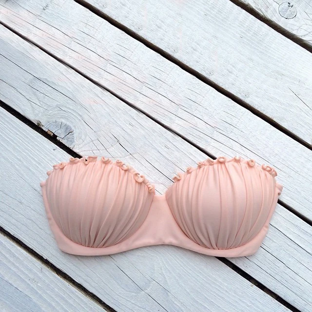 Летний стиль бикини топы для женщин купальники сексуальные подтолкнуть вверх