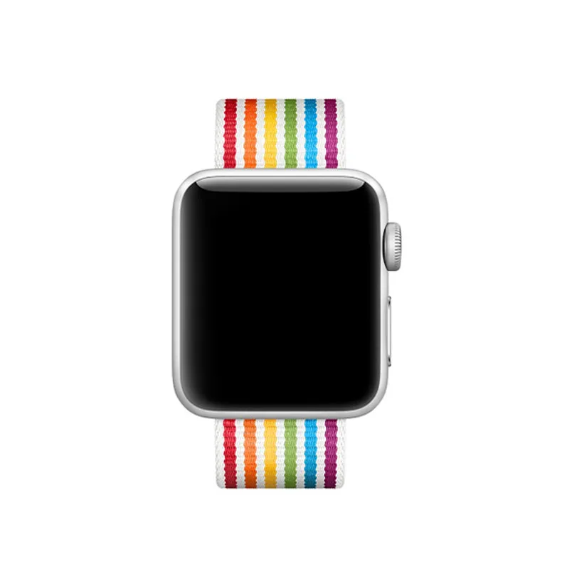 Спортивные тканый нейлоновый ремешок для часов аpple 42 мм/38 мм apple watch 4 полосы 44 мм 40 мм наручных часов iwatch серии 4/3/2/1 браслет ткань correa