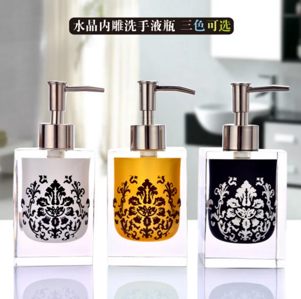 9 Styles Home Bathroom Accessories Set Hand Soap Bottle Creative Lotion Bottled Bath Press Sub-bottle Decoration | Дом и сад