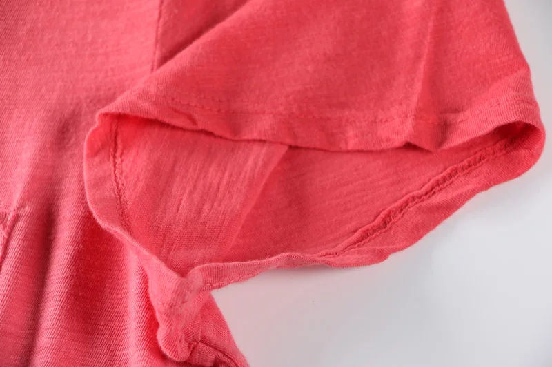 MS Большие размеры футболка с короткими рукавами Градиент и крашение v-образным